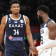 Illustration for article titled Giannis's Shoulders Not Big Enough To Carry Everyone; Team USA Cruises Past Greece